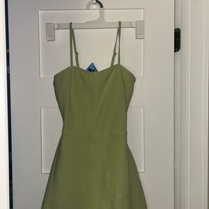 ALO Yoga Light Green Mini Dress